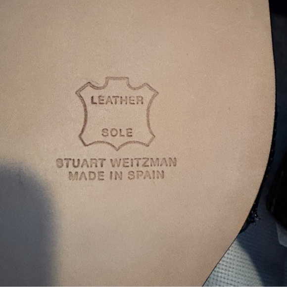 Stuart Weitzman "Mailroom" black sandals - Picture 5 of 6